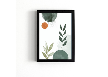 Minimalist Nature-Inspired Poster for Bedroom